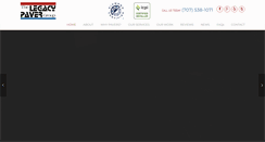 Desktop Screenshot of legacypavers.com